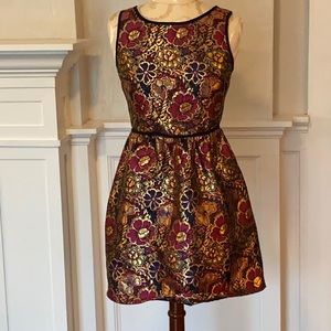 Xhilaration brand lame floral mini dress.